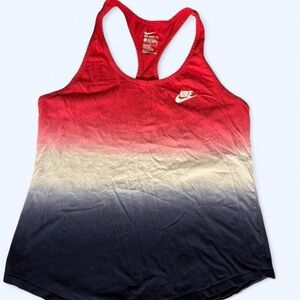 Nike Women's Red to Blue Ombre Racerback Tank